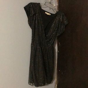 BCBGeneration low cut/cut out back black dress